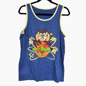 Space Jam Tune Squad Tank Top Men's Size M Looney Tunes Bugs Bunny Taz Shirt